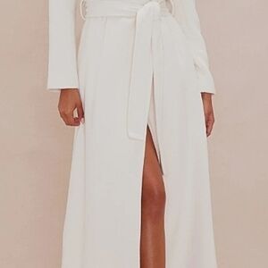 Fashion Nova (NovaLuxe) Cream Trench Coat